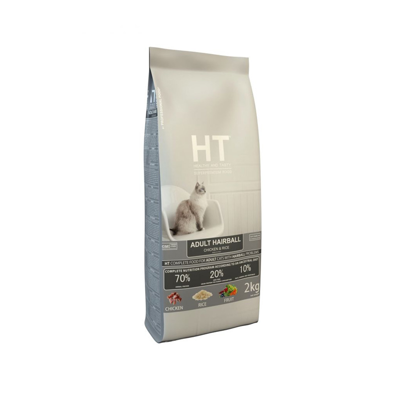 H.T. Cat Adult Hairball Chicken & Rice 2kg