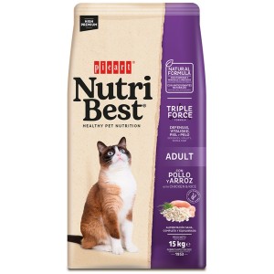 NutriBest Cat Adult Chicken & Rice 15kg