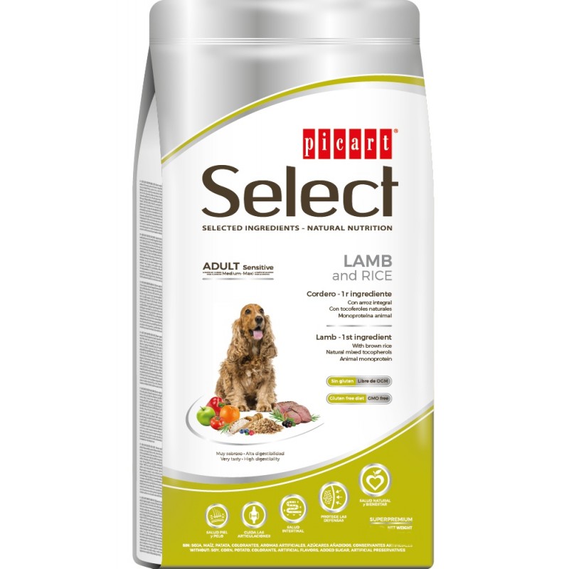 Select Adult Sensitive Lamb & Rice Superpremium 3kg